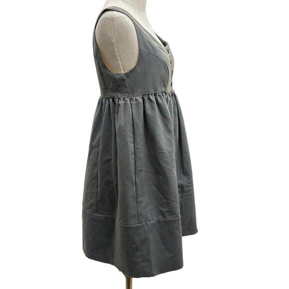 Hawks Empire Waist Button Front Sleeveless Dress Size Small - Picture 4 of 7